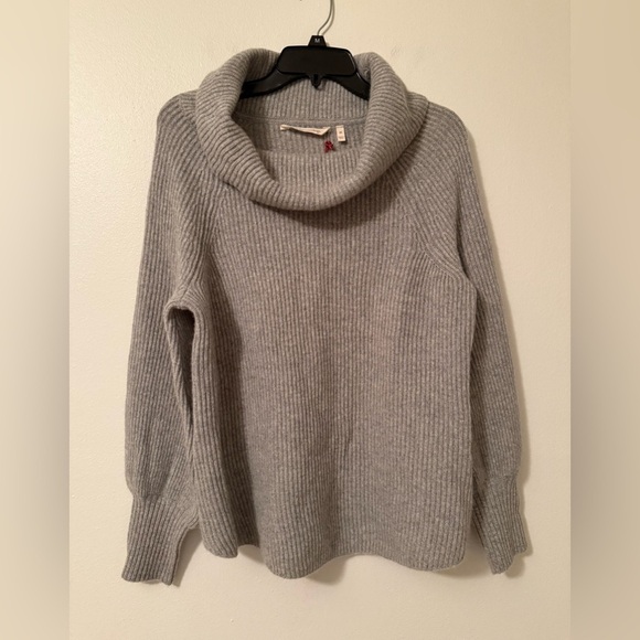 NWT Soft Surroundings Calanthe Cashmere Pullover Heather Gray Size XS $180.00 - Picture 1 of 14